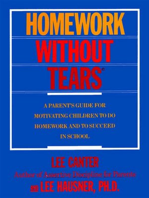 cover image of Homework without Tears